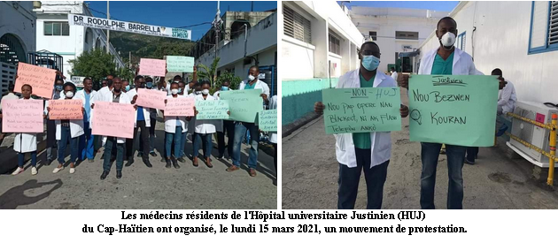 HUJ: protestation des médecins résidents